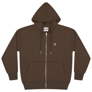 ESPRESSO BROWN STA ZIP UP