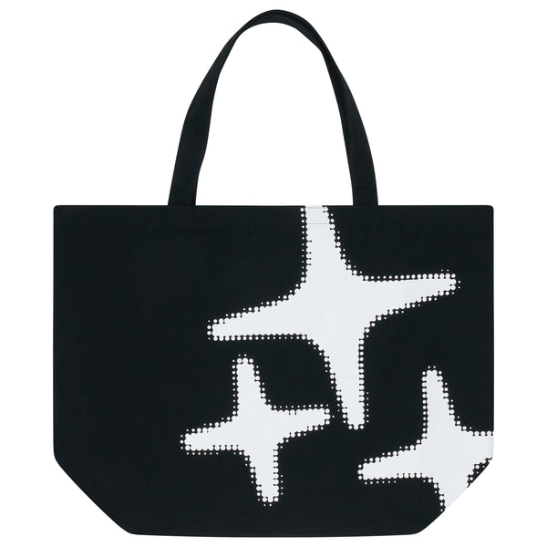 BLACK HALFTONE STA TOTE BAG