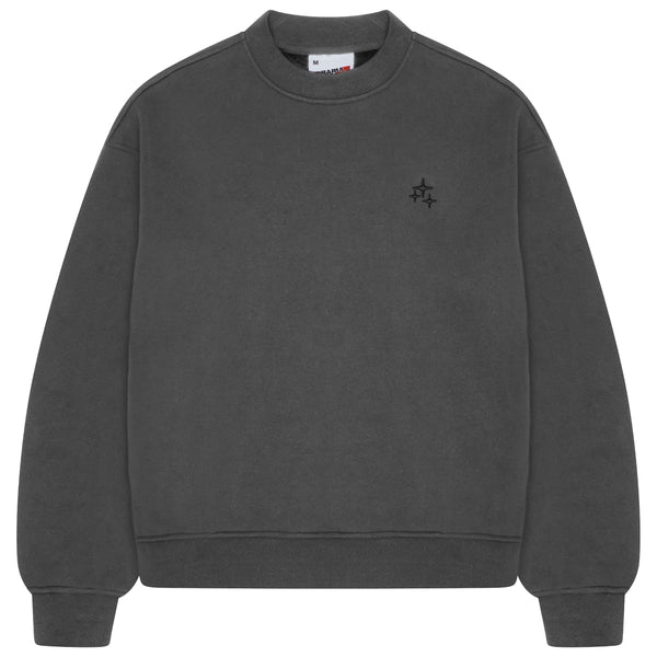 ASH GREY STA CREWNECK