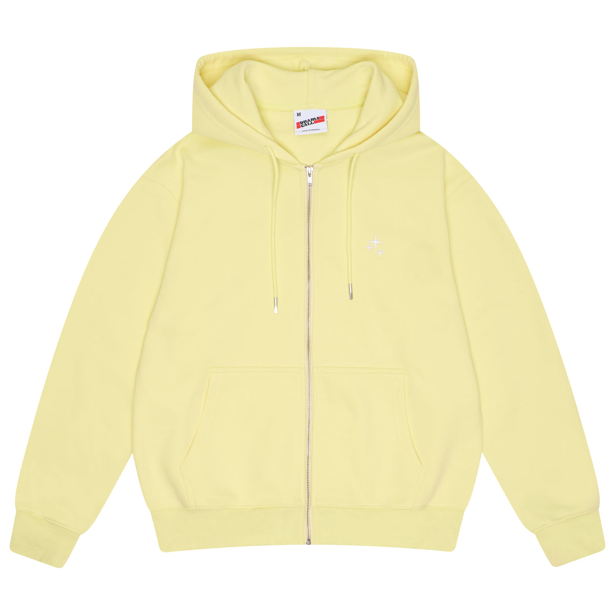 PALE YELLOW STA ZIP UP - New