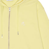 PALE YELLOW STA ZIP UP - New