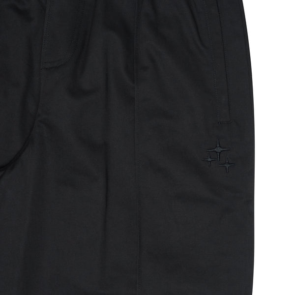 BLACK STA PLEATED TROUSERS