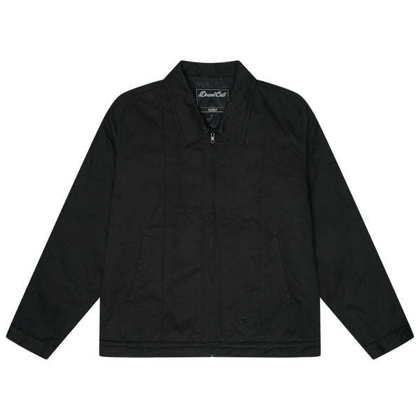 BLACK STA PLEATED JACKET