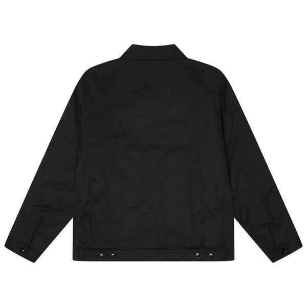 BLACK STA PLEATED JACKET