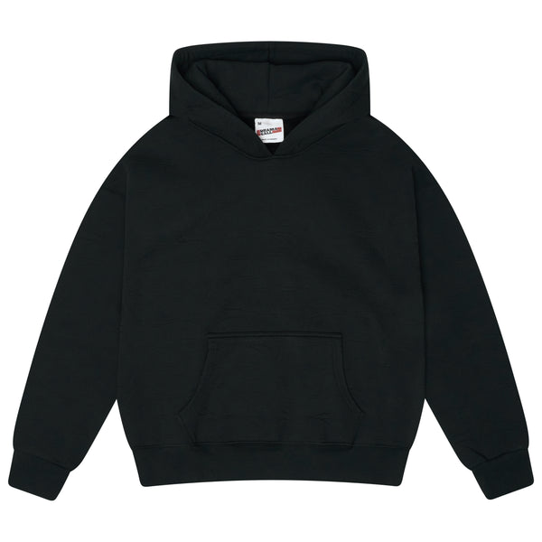 BLACK ALL STAR EMBROIDERED HOOD