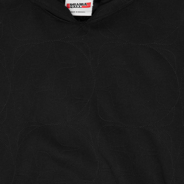 BLACK ALL STAR EMBROIDERED HOOD