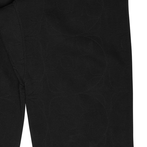 BLACK ALL STAR EMBROIDERED BOTTOMS