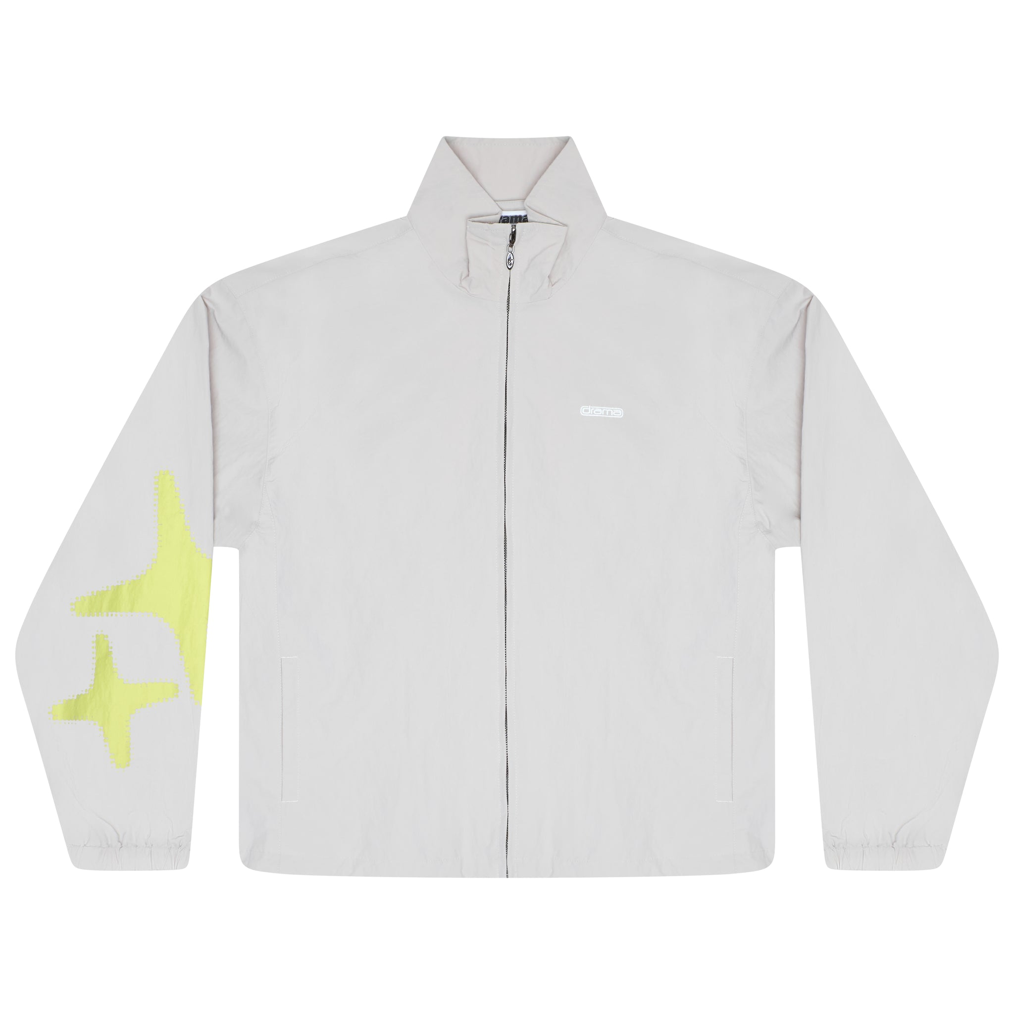 LITE GREY HALFTONE STA TRACK TOP