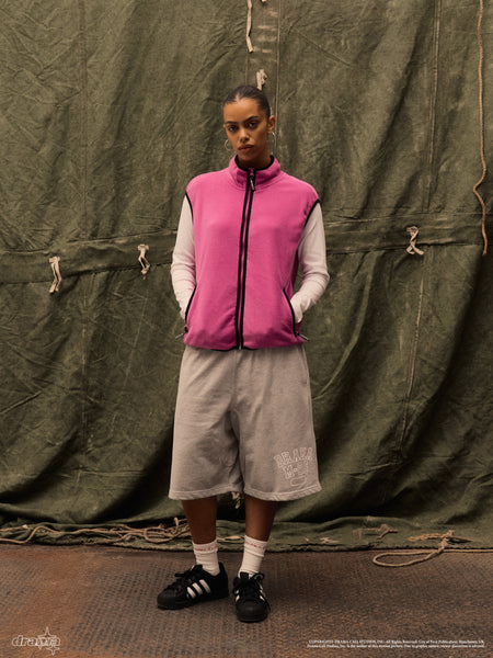 PINK POLAR FLEECE VEST