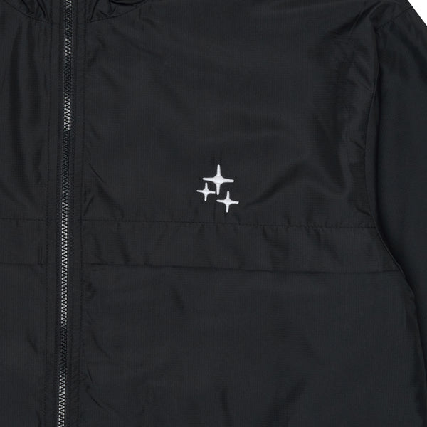 BLACK STA BAGGY NYLON JACKET