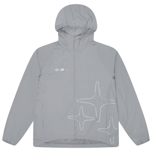 LIGHT GREY LIGHTWEIGHT NYLON JACKET