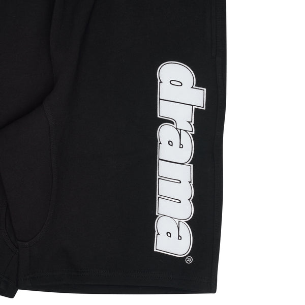 BLACK STAPLE SHORTS