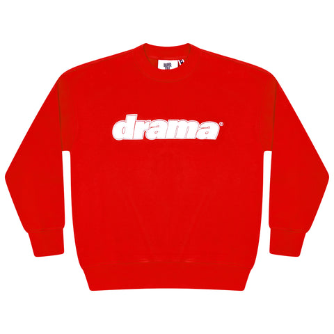 RED STAPLE CREW