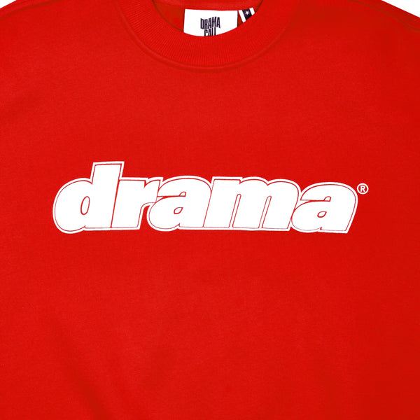 RED STAPLE CREW