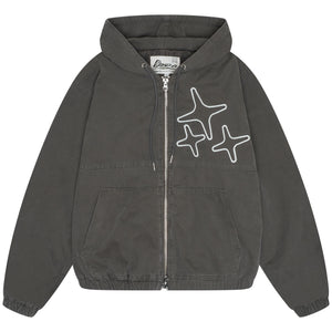 CHAIN STA GRAFT JACKET (OLIVE GREY)