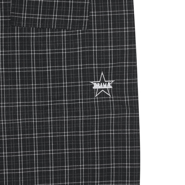 ALL STAR FLANNEL SHORTS (BLACK)