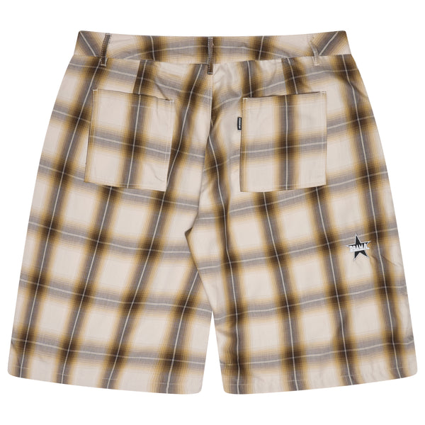 ALL STAR FLANNEL SHORTS (BROWN)