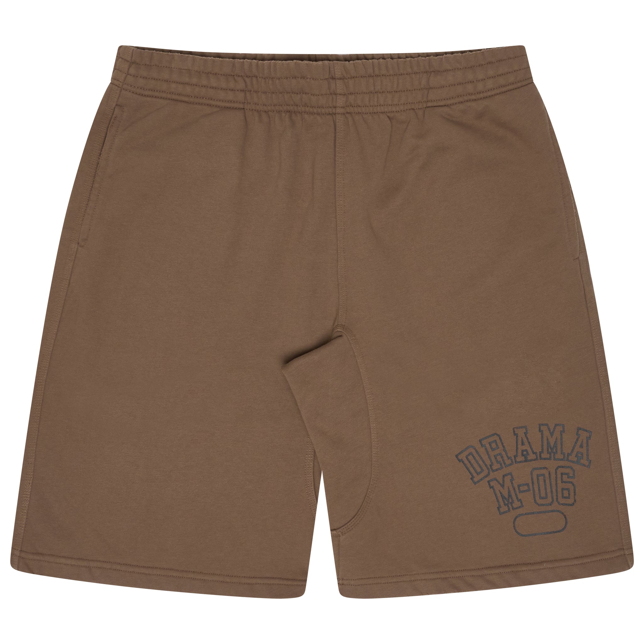 BROWN DISTRESSED COLLEGE SHORTS – Drama Call