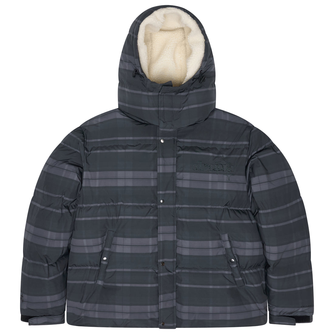 BLACK CHECK DUCK DOWN V2 PUFFAH