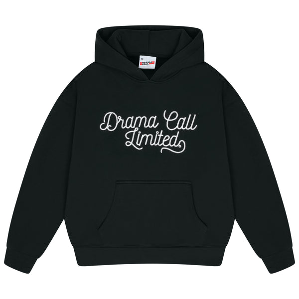 CHAIN STITCH HOOD (BLACK)