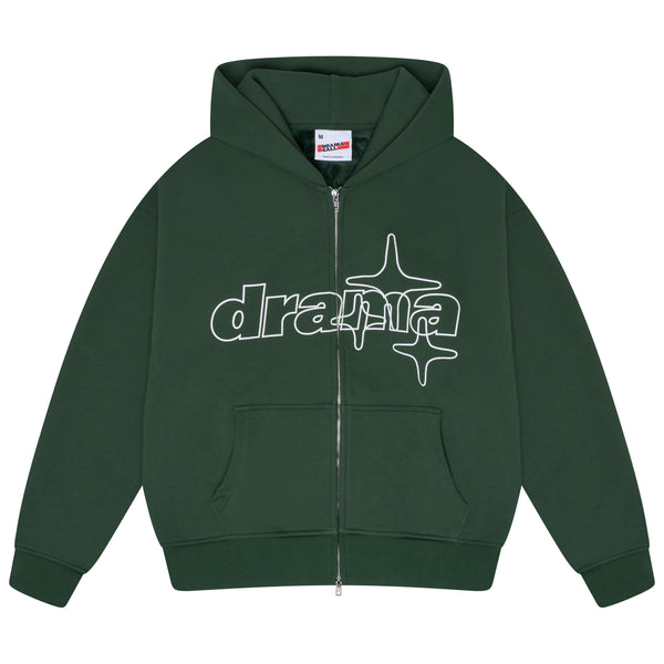 FOREST GREEN LINESTAR ZIP UP