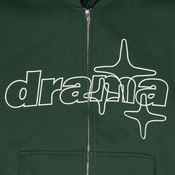 FOREST GREEN LINESTAR ZIP UP