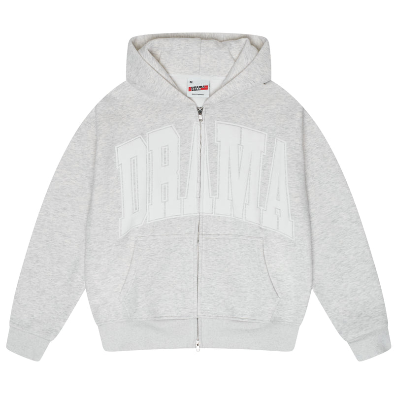 GREY COLLEGE HEAVY ZIP UP