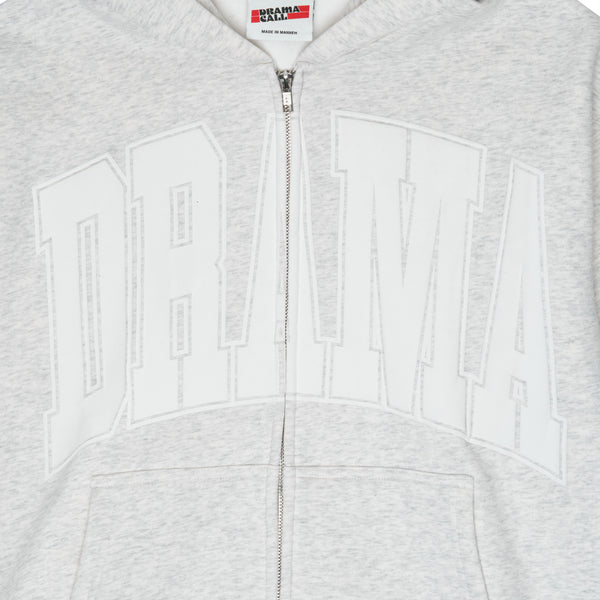 GREY COLLEGE HEAVY ZIP UP