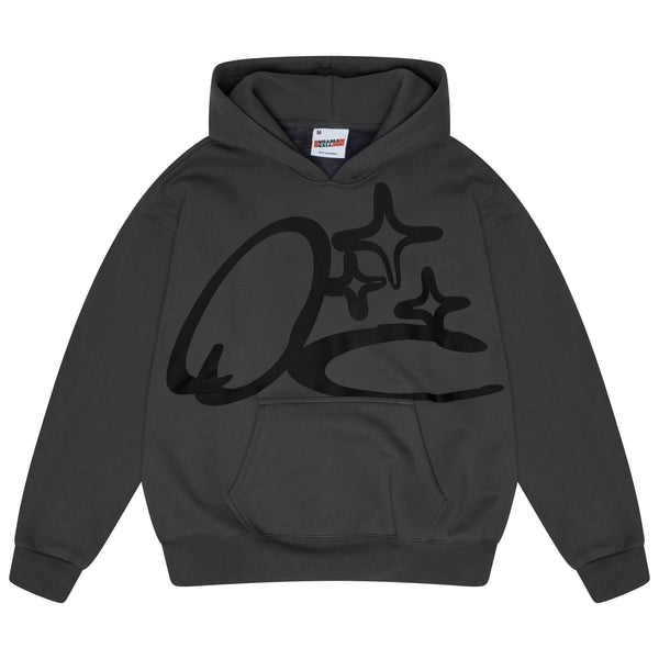 ASH GREY SCRIBBLE HOOD