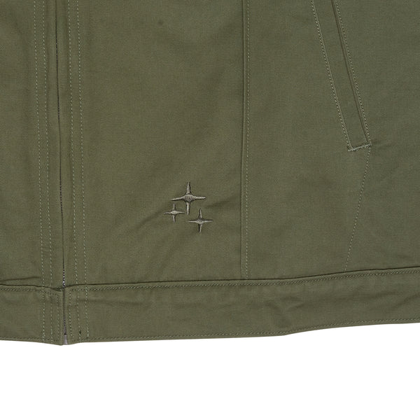 KHAKI STA PLEATED JACKET