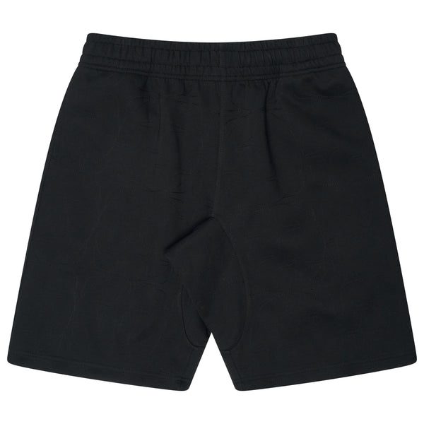 BLACK ALL STAR EMBROIDERED SHORTS