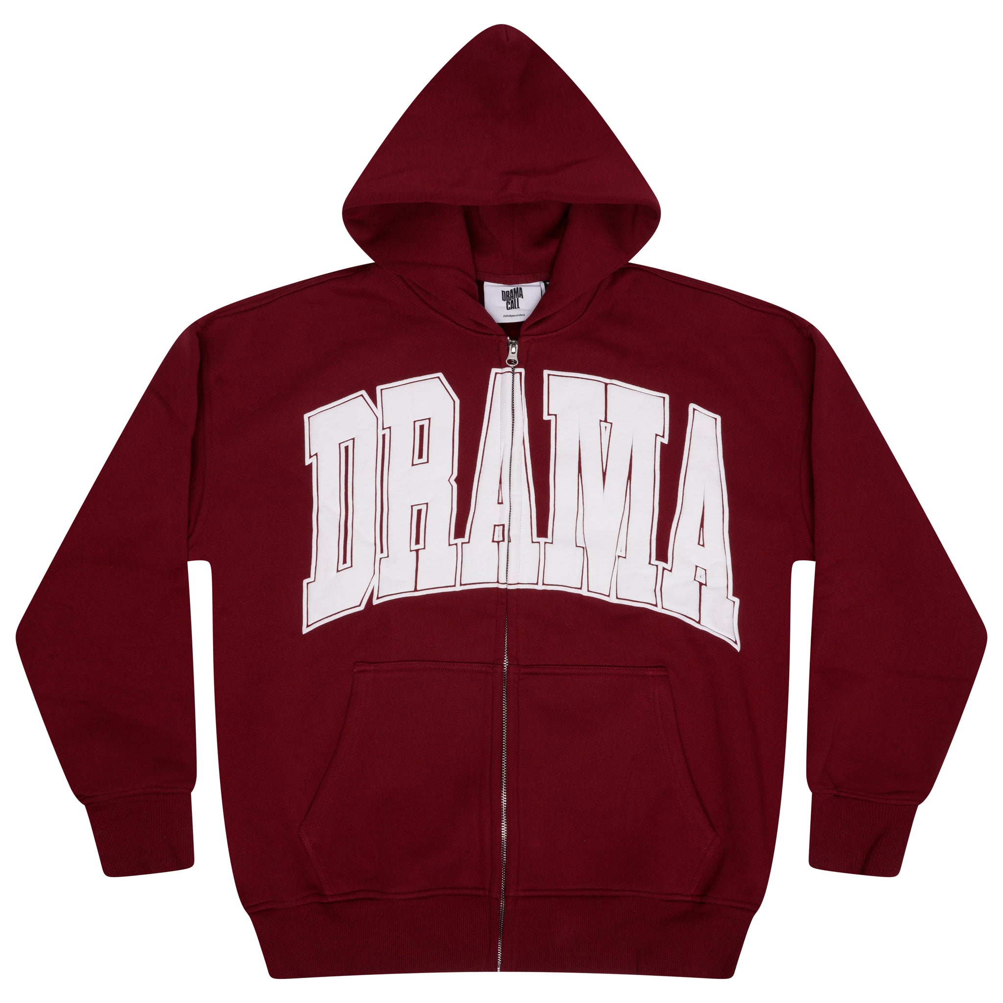BURGANDY HEAVY ZIP UP