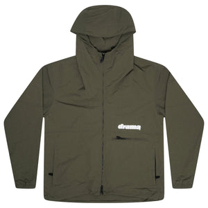 OLIVE GREEN SHELL RAIN JACKET