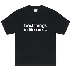 BEST THINGS TEE (BLACK) * NEW BLANK