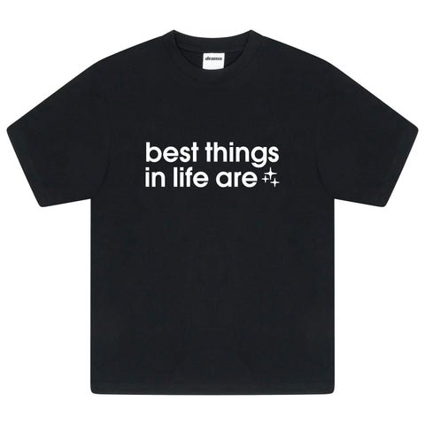 BEST THINGS TEE (BLACK) * NEW BLANK