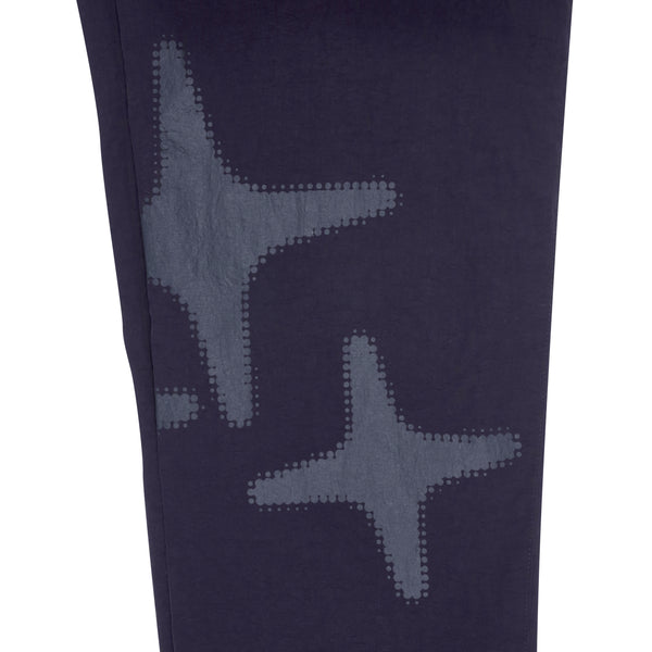 NAVY HALFTONE STA TRACK PANTS