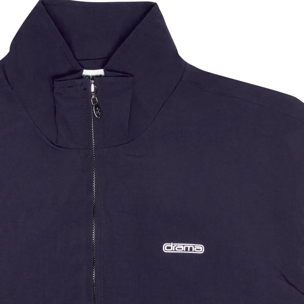 NAVY HALFTONE STA TRACK TOP