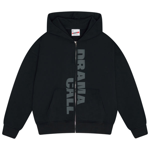 ZIP LINE HOOD (BLACK ON BLACK)