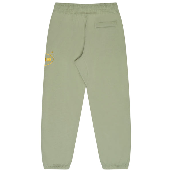 SAGE GREEN N YELLA OVAL BOTTOMS