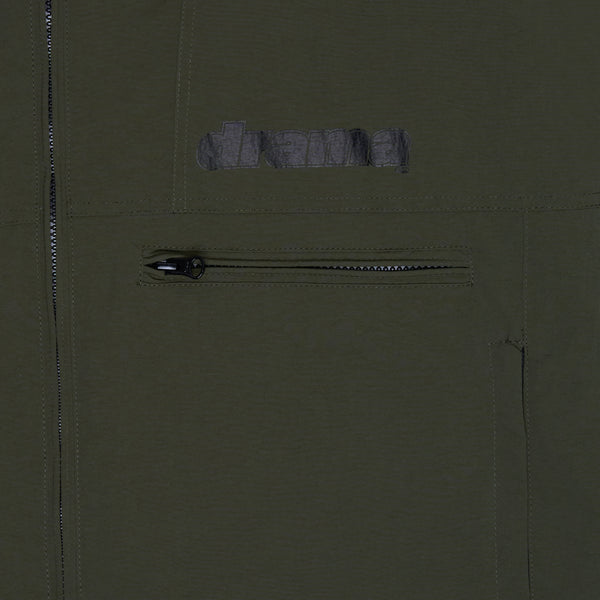 ARMY GREEN SHELL RAIN JACKET