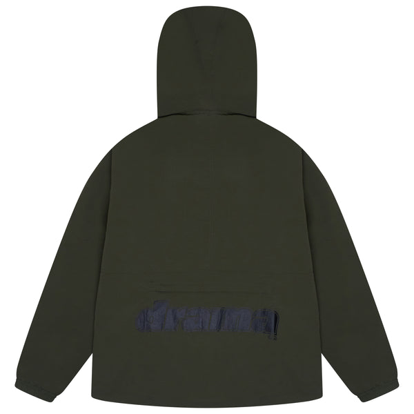 ARMY GREEN SHELL RAIN JACKET