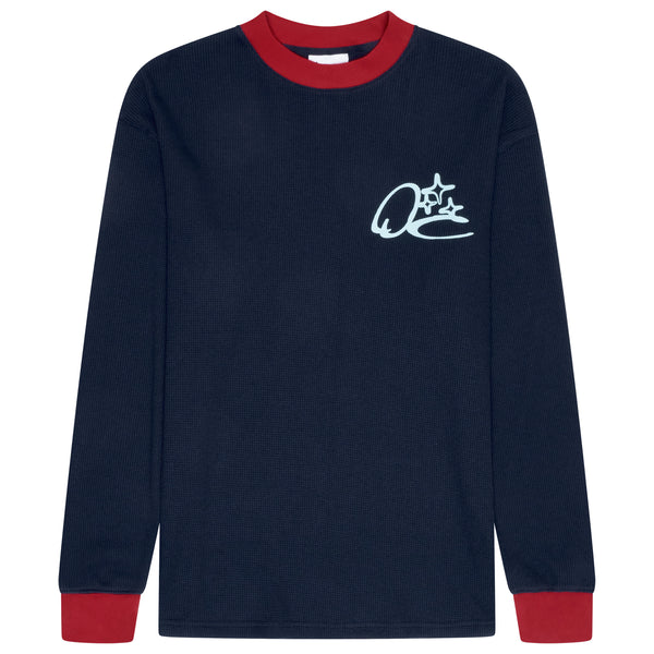 NAVY SCRIBBLE HEAVY THERMAL