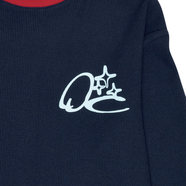 NAVY SCRIBBLE HEAVY THERMAL