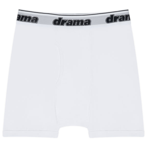 MEN'S WHITE BOXER BRIEFS (3 PACK)