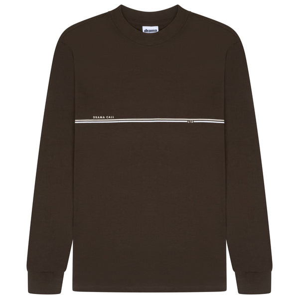 STRIPE LONGSLEEVE TEE (BROWN)