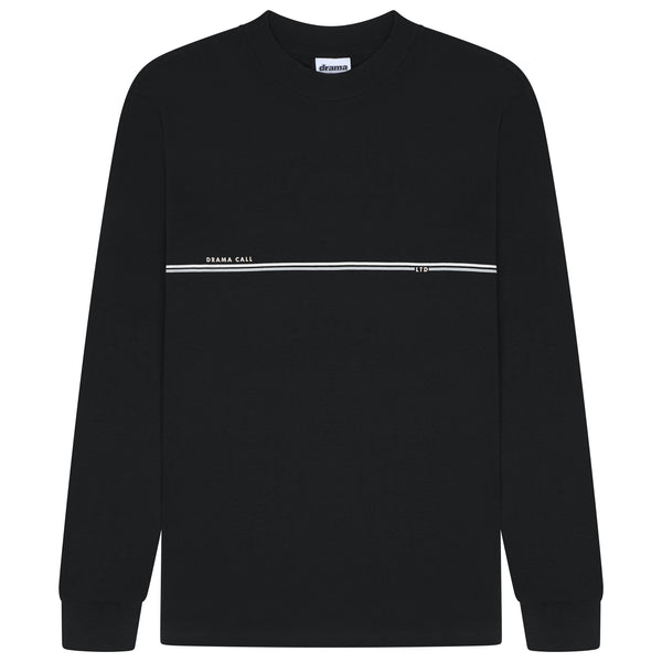 STRIPE LONGSLEEVE TEE (BLACK)