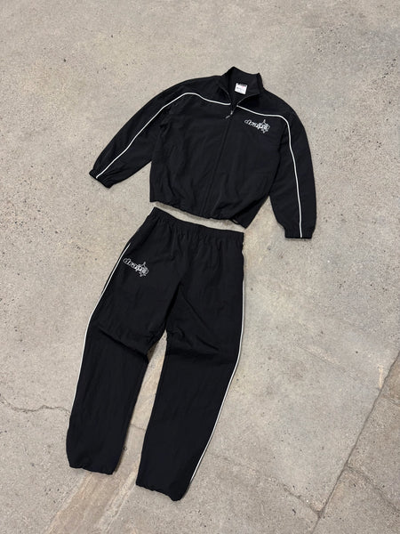 BLACK LINE-STA TRACK PANTS