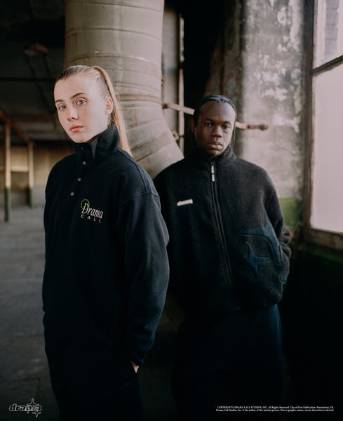 BLACK ON BLACK STA SHERPA FLEECE