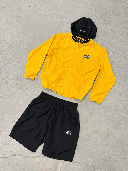 BLACK 4STA RUNNIN SHORTS