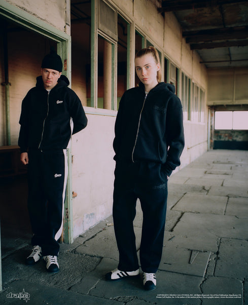 MOB BLACK SCRIPT OPEN LEG BOTTOMS